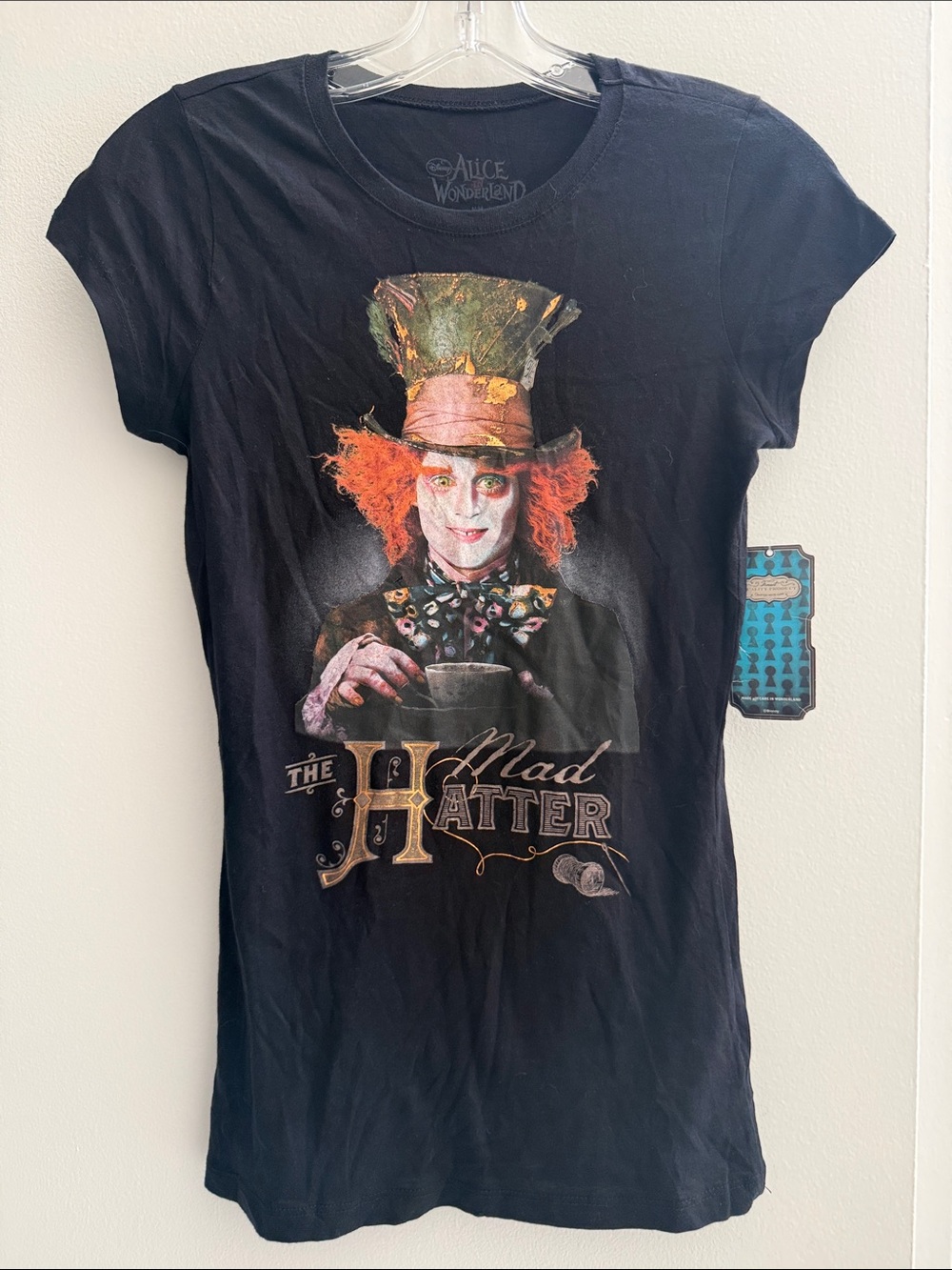 NWT “The Mad Hatter” Alice In Wonderland Graphic Tee